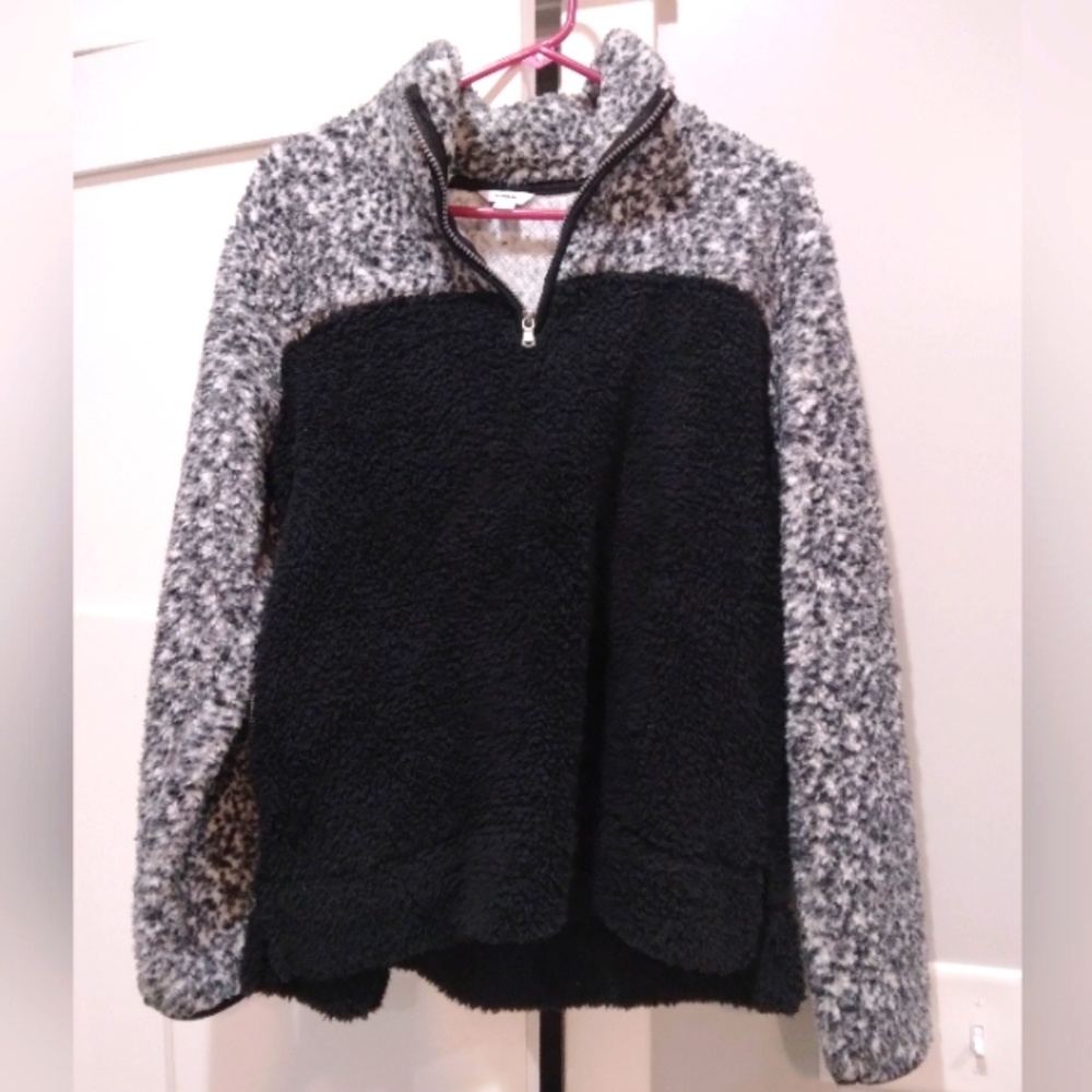 Quarter zip sherpa
